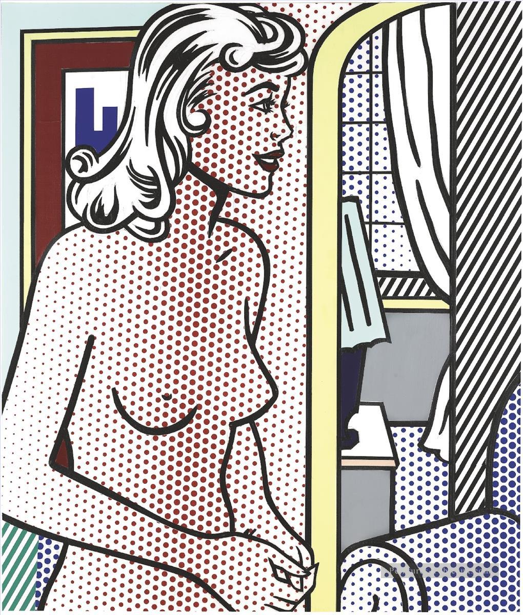 Nude in Apartment Roy Lichtenstein Oil Paintings